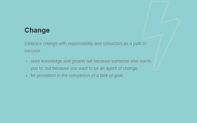 Change