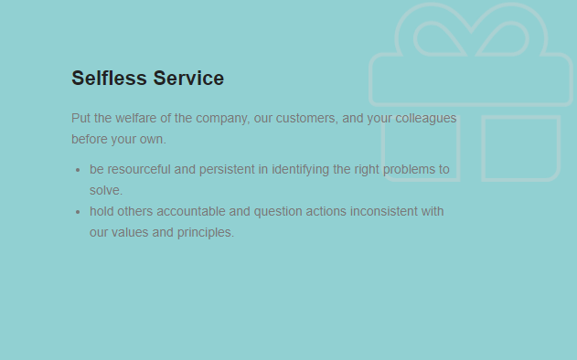 Selfless Service